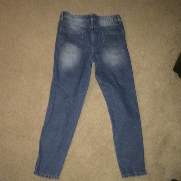 Light ripped jeans with holographic stars - Picture 3 of 3